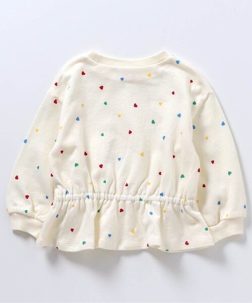 apres les cours（アプレレクール）の「無地・花柄ドロストTシャツ_一部WEB限定カラー（Tシャツ/カットソー・キッズ・ブラック/その他3/ミント/アイボリー/ピンク/ネイビー/ライトインディゴブルー・120/130/140/90/100/110/80）」の20枚目の写真