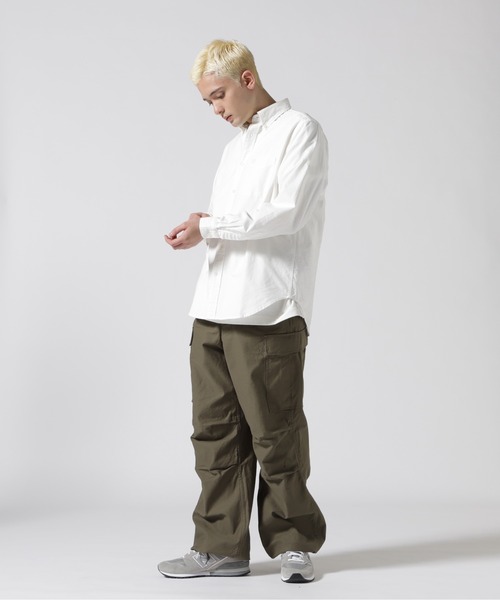 AVIREX（アヴィレックス）の「《DAILY/デイリー》BASIC OXFORD LONG SLEEVE B.D. SHIRT / 長袖 ベーシック オックスフォードシャツ / AVIREX / アヴィレック（シャツ/ブラウス・メンズ・ピンク/ブルー系その他3/ホワイト・2XL/XL/L/M）」の17枚目の写真