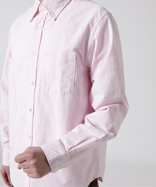 AVIREX（アヴィレックス）の「《DAILY/デイリー》BASIC OXFORD LONG SLEEVE B.D. SHIRT / 長袖 ベーシック オックスフォードシャツ / AVIREX / アヴィレック（シャツ/ブラウス・メンズ・ピンク/ブルー系その他3/ホワイト・2XL/XL/L/M）」の16枚目の写真