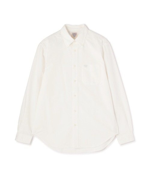 AVIREX（アヴィレックス）の「《DAILY/デイリー》BASIC OXFORD LONG SLEEVE B.D. SHIRT / 長袖 ベーシック オックスフォードシャツ / AVIREX / アヴィレック（シャツ/ブラウス・メンズ・ピンク/ブルー系その他3/ホワイト・2XL/XL/L/M）」の11枚目の写真