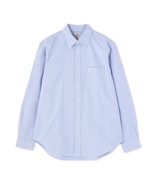 AVIREX（アヴィレックス）の「《DAILY/デイリー》BASIC OXFORD LONG SLEEVE B.D. SHIRT / 長袖 ベーシック オックスフォードシャツ / AVIREX / アヴィレック（シャツ/ブラウス・メンズ・ピンク/ブルー系その他3/ホワイト・2XL/XL/L/M）」の6枚目の写真