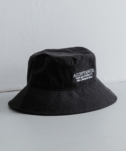 SENSE OF PLACE by URBAN RESEARCH（センスオブプレイスバイアーバンリサーチ）の「ピーチキモウロゴシシュウバケットハット（ハット・メンズ・ブルー/ライトブラウン/ブラック・ONE）」の5枚目の写真