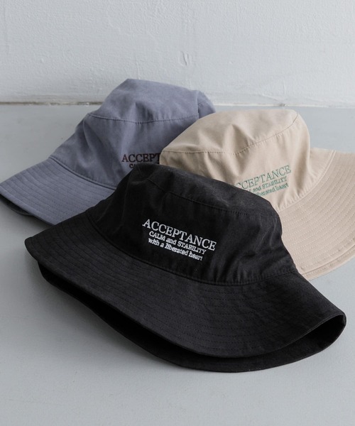 SENSE OF PLACE by URBAN RESEARCH（センスオブプレイスバイアーバンリサーチ）の「ピーチキモウロゴシシュウバケットハット（ハット・メンズ・ブルー/ライトブラウン/ブラック・ONE）」の7枚目の写真