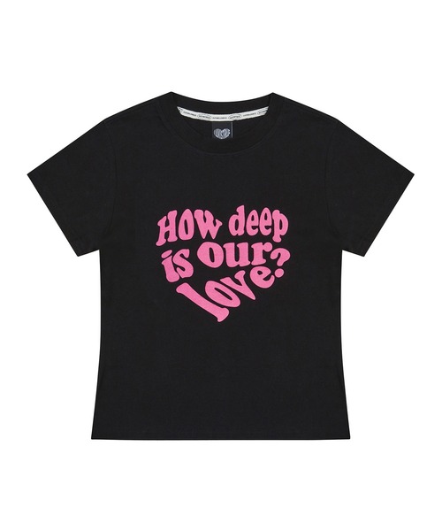 LUVISTRUE(ラヴイズトゥルー)の「PY LUV TEE(Tシャツ/カットソー・レディース・ホワイト/ブラック・FREE)」の8枚目の写真