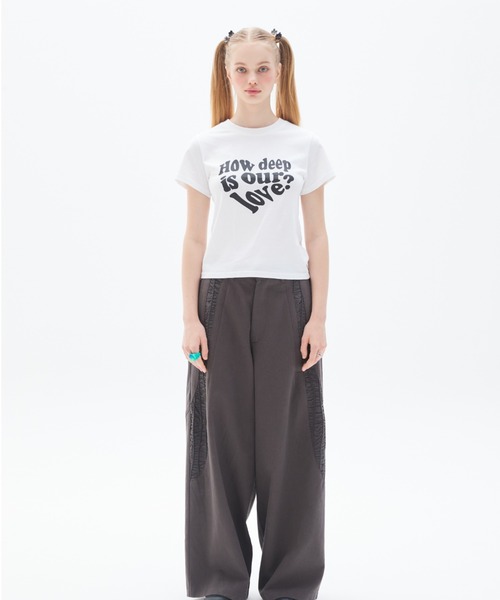 LUVISTRUE(ラヴイズトゥルー)の「PY LUV TEE(Tシャツ/カットソー・レディース・ホワイト/ブラック・FREE)」の10枚目の写真