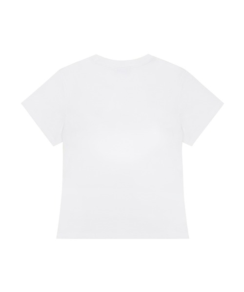 LUVISTRUE(ラヴイズトゥルー)の「PY LUV TEE(Tシャツ/カットソー・レディース・ホワイト/ブラック・FREE)」の5枚目の写真