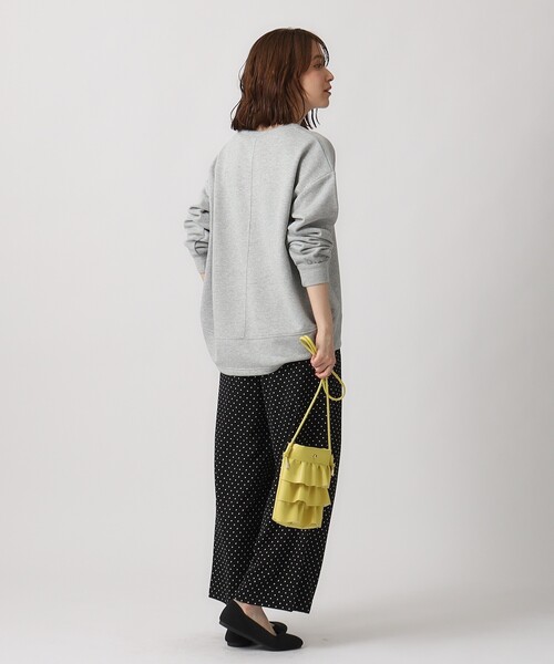 DRESKIP（ドレスキップ）の「◆【体型カバー】女性らしい雰囲気に ラメ裏毛コクーントップス（Tシャツ/カットソー・レディース・ブラック/グレー/アイボリー/ピンク系・02/03/04）」の21枚目の写真