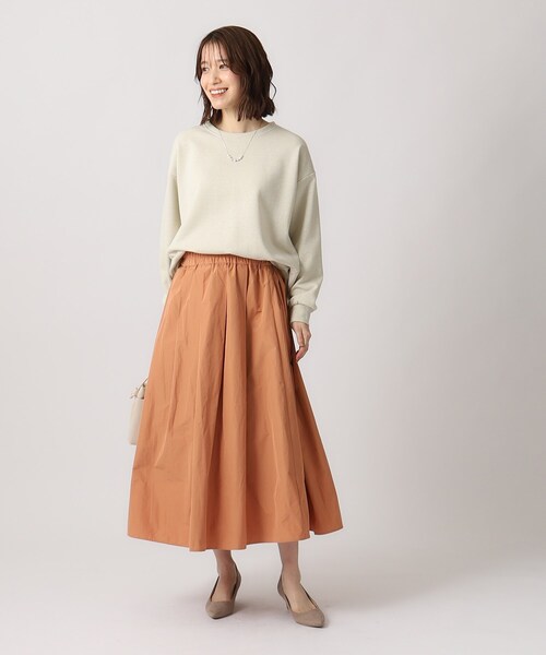DRESKIP（ドレスキップ）の「◆【体型カバー】女性らしい雰囲気に ラメ裏毛コクーントップス（Tシャツ/カットソー・レディース・ブラック/グレー/アイボリー/ピンク系・02/03/04）」の17枚目の写真