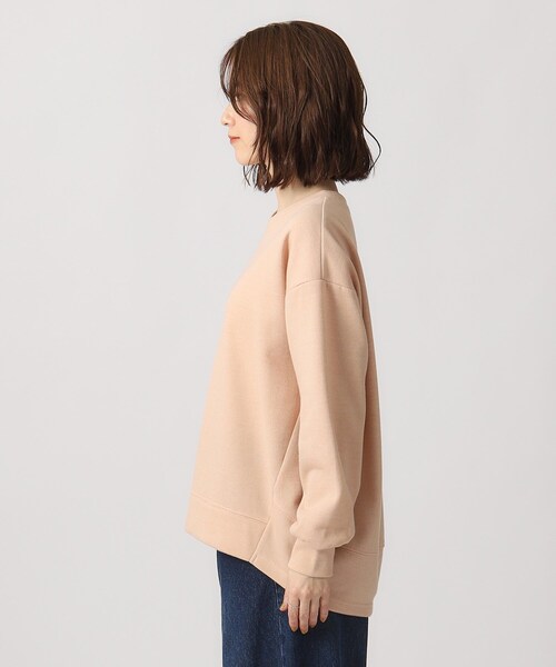 DRESKIP（ドレスキップ）の「◆【体型カバー】女性らしい雰囲気に ラメ裏毛コクーントップス（Tシャツ/カットソー・レディース・ブラック/グレー/アイボリー/ピンク系・02/03/04）」の6枚目の写真