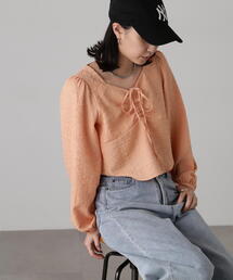 FREE'S MART | フロントリボンシャーリングブラウス(シャツ/ブラウス)