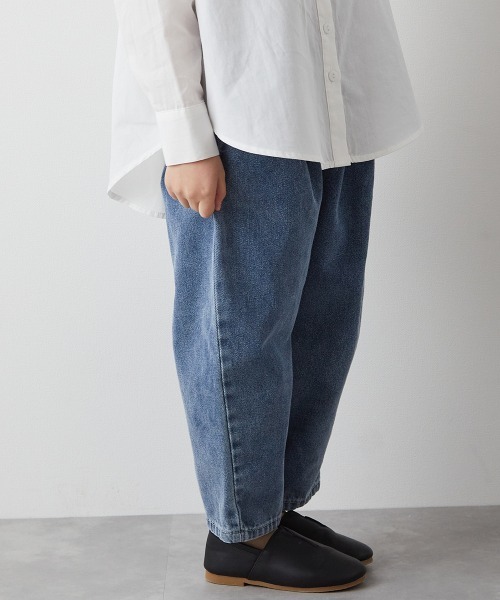 riziere（リジェール）の「ストーンウォッシュテーパードデニムパンツ（デニムパンツ・キッズ・ブルー・90/100/110/120/130/140/150）」の6枚目の写真