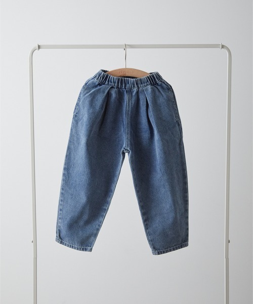 riziere（リジェール）の「ストーンウォッシュテーパードデニムパンツ（デニムパンツ・キッズ・ブルー・90/100/110/120/130/140/150）」の8枚目の写真