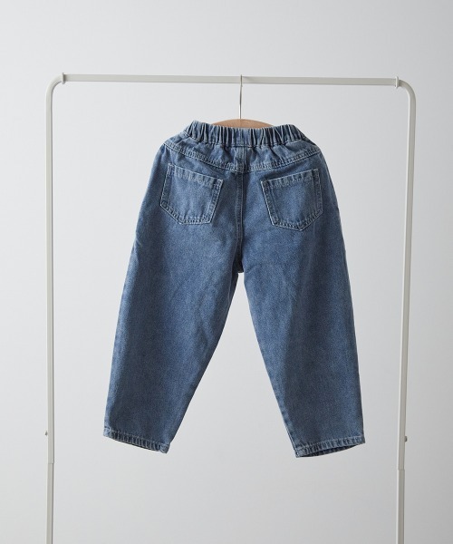 riziere（リジェール）の「ストーンウォッシュテーパードデニムパンツ（デニムパンツ・キッズ・ブルー・90/100/110/120/130/140/150）」の9枚目の写真