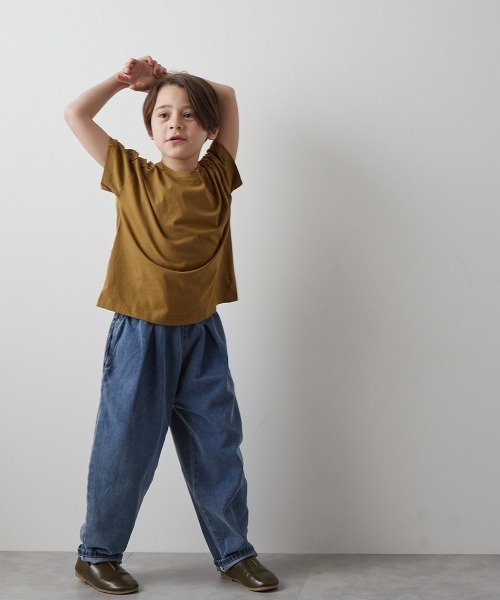 riziere（リジェール）の「ストーンウォッシュテーパードデニムパンツ（デニムパンツ・キッズ・ブルー・90/100/110/120/130/140/150）」の15枚目の写真