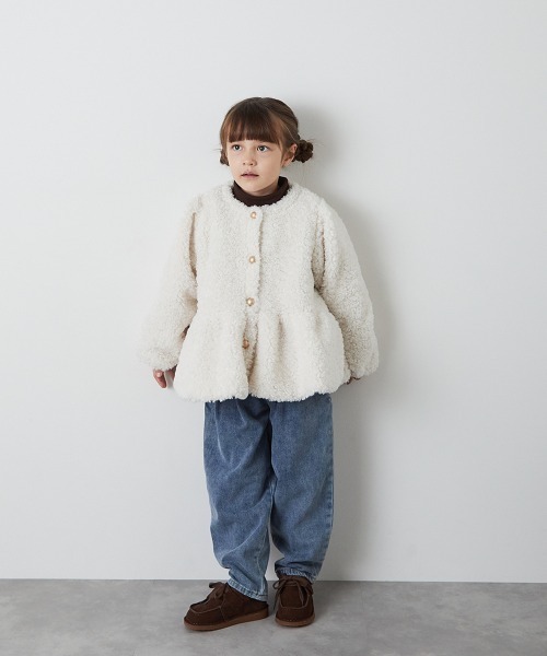 riziere（リジェール）の「ストーンウォッシュテーパードデニムパンツ（デニムパンツ・キッズ・ブルー・90/100/110/120/130/140/150）」の18枚目の写真