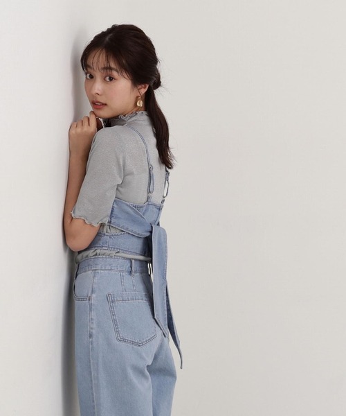 PROPORTION BODY DRESSING(プロポーションボディドレッシング)の「ボトルネックラメシアーインナー / 1214160401(Tシャツ/カットソー・レディース・グレー/シルバー・FREE)」の10枚目の写真