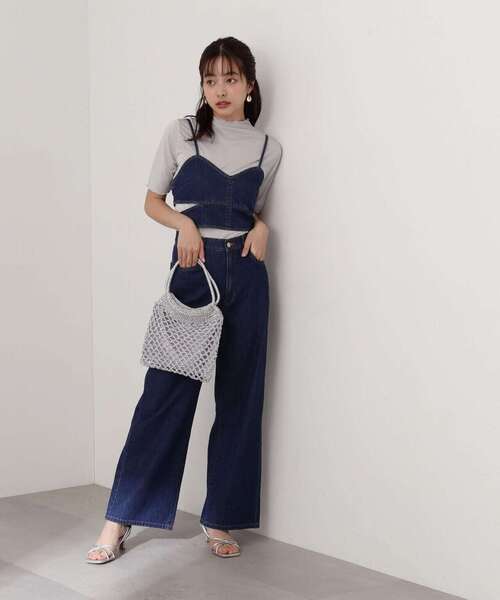 PROPORTION BODY DRESSING(プロポーションボディドレッシング)の「ボトルネックラメシアーインナー / 1214160401(Tシャツ/カットソー・レディース・グレー/シルバー・FREE)」の17枚目の写真