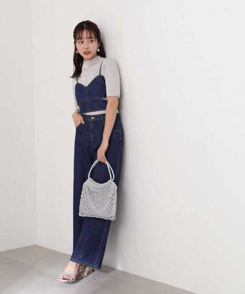 PROPORTION BODY DRESSING(プロポーションボディドレッシング)の「ボトルネックラメシアーインナー / 1214160401(Tシャツ/カットソー・レディース・グレー/シルバー・FREE)」の20枚目の写真