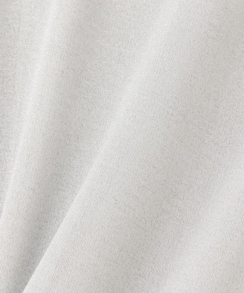 PROPORTION BODY DRESSING(プロポーションボディドレッシング)の「ボトルネックラメシアーインナー / 1214160401(Tシャツ/カットソー・レディース・グレー/シルバー・FREE)」の8枚目の写真