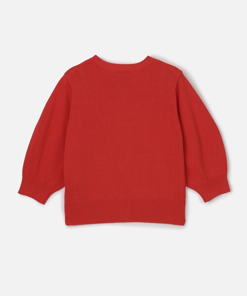 allureville（アルアバイル）の「ギマコットンハーフパフスリーブカーディガン（カーディガン/ボレロ・レディース・オフホワイト/オレンジ系その他/ブラック・2）」の17枚目の写真