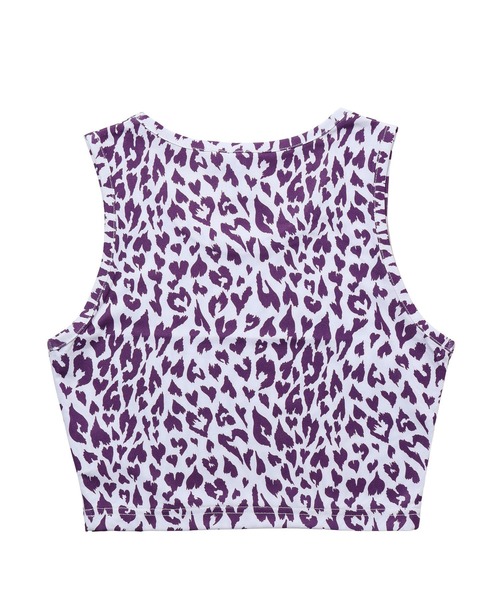 X-girl（エックスガール）の「HEART LEOPARD TANK TOP（タンク