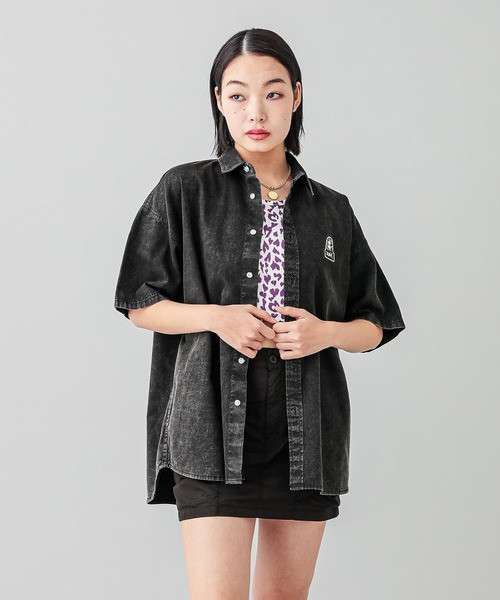 X-girl（エックスガール）の「HEART LEOPARD TANK TOP（タンクトップ