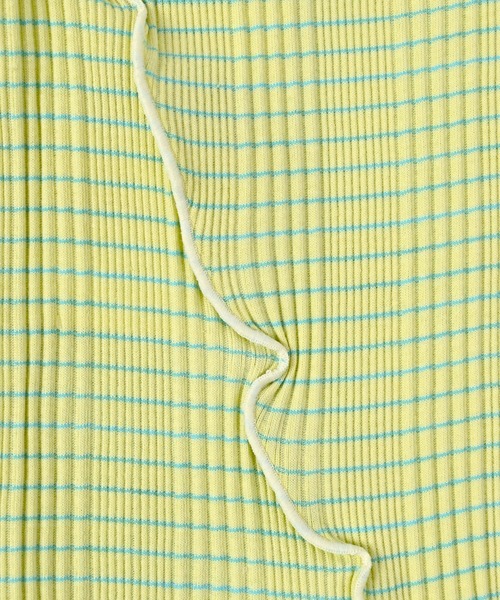 Ocean&Ground(オーシャン&グラウンド)の「リブボーダーリメイクメロウTシャツ(80~140cm)(Tシャツ/カットソー・キッズ・ピンク/オレンジ/イエロー・80/90/95/100/110/120/130/140)」の5枚目の写真