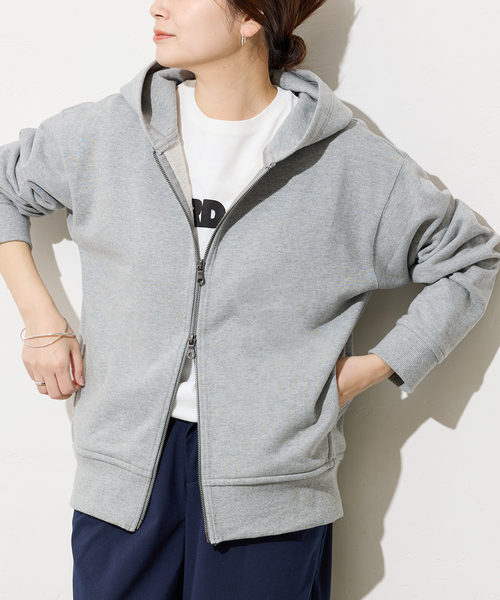 JOURNAL STANDARD グレー ダブルジップウラケパーカー WEB限定追加》ダブルジップウラケパーカー（パーカー）｜JOURNAL