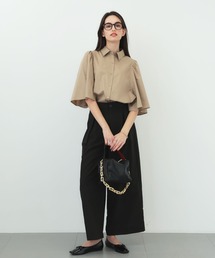 saloon | SALOON(サルーン)/ シアーワイドパンツ(その他パンツ)