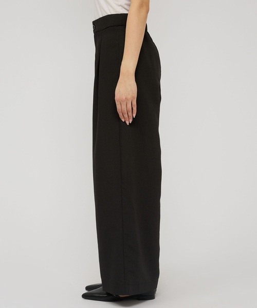 saloon(サルーン)の「SALOON(サルーン)/ シアーワイドパンツ(その他パンツ・レディース・ライトベージュ/ブラック・MEDIUM/SMALL)」の18枚目の写真