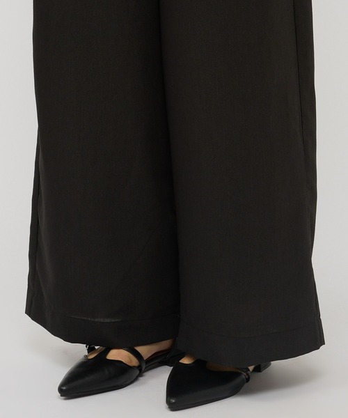 saloon(サルーン)の「SALOON(サルーン)/ シアーワイドパンツ(その他パンツ・レディース・ライトベージュ/ブラック・MEDIUM/SMALL)」の22枚目の写真