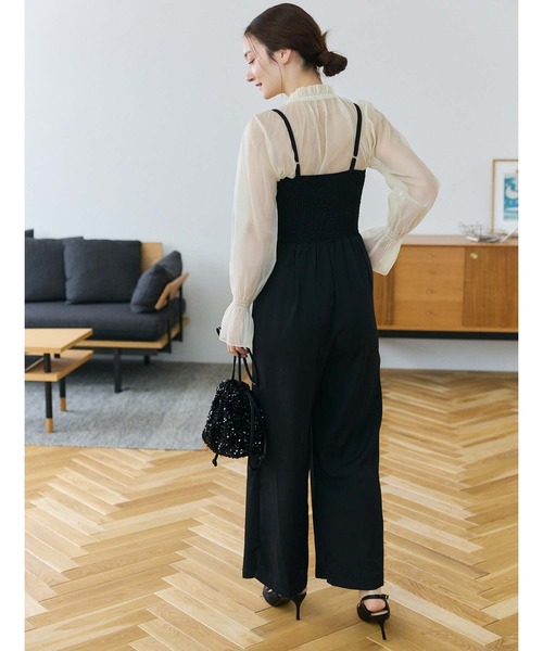 fifth（フィフス）の「【インスタグラマーセレクト】Vカットオールインワン（つなぎ/オールインワン・レディース・ブラック/グレイッシュベージュ・M）」の19枚目の写真