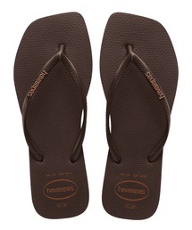 havaianas | havaianas (ハワイアナス) /Slim Square Logo Pop Up サンダル ラバービーチサンダル(サンダル)