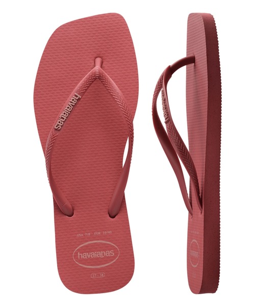 havaianas（ハワイアナス）の「havaianas (ハワイアナス) /Slim Square Logo Pop Up サンダル ラバービーチサンダル（サンダル・レディース・レッド系/ダークブラウン/レッドパープル/ピンク系/ピンク系2/ブルー系その他/ピンク系1・25.5/24.5/23/22）」の14枚目の写真