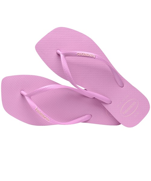 havaianas（ハワイアナス）の「havaianas (ハワイアナス) /Slim Square Logo Pop Up サンダル ラバービーチサンダル（サンダル・レディース・レッド系/ダークブラウン/レッドパープル/ピンク系/ピンク系2/ブルー系その他/ピンク系1・25.5/24.5/23/22）」の18枚目の写真