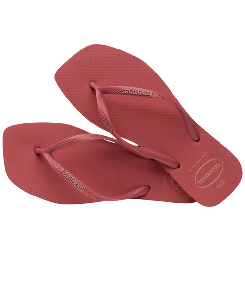 havaianas（ハワイアナス）の「havaianas (ハワイアナス) /Slim Square Logo Pop Up サンダル ラバービーチサンダル（サンダル・レディース・レッド系/ダークブラウン/レッドパープル/ピンク系/ピンク系2/ブルー系その他/ピンク系1・25.5/24.5/23/22）」の13枚目の写真