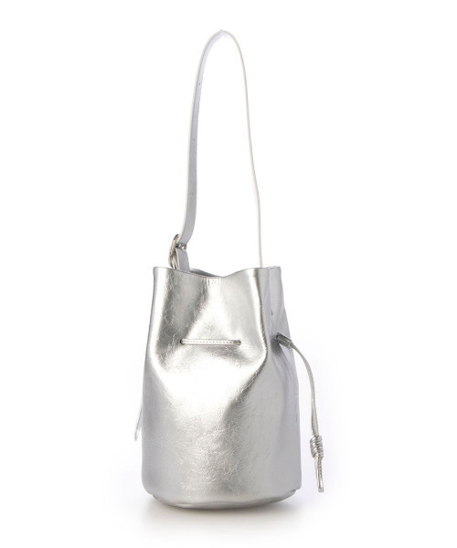 kakatoo（カカトゥ）の「カカトゥ kakatoo / ドロストバゲットバッグ（ショルダーバッグ・レディース・ブラック/アイボリー/シルバー・FREE）」の3枚目の写真