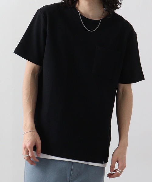many men many mind（メニーメンメニーマインド）の「日本製 MADE IN JAPAN ベーシックポケットTEE（Tシャツ/カットソー・メンズ・ホワイト系/ホワイト系2/ホワイト系4/ベージュ系/ネイビー/ブラウン/オリーブ/ブラック/ホワイト/ホワイト系1/ベージュ系1/ネイビー系/ネイビー系1/ベージュ/ブラック系/カーキ/ブラック系1/ベージュ系2/カーキ系/ホワイト系3/ホワイト×ブラック・L/M）」の11枚目の写真