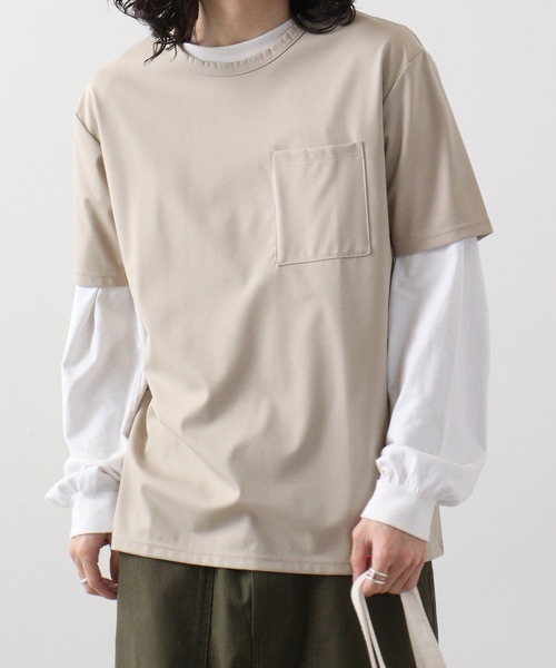 many men many mind(メニーメンメニーマインド)の「日本製 MADE IN JAPAN ベーシックポケットTEE(Tシャツ/カットソー・メンズ・ホワイト系/ホワイト系2/ホワイト系4/ベージュ系/ネイビー/ブラウン/オリーブ/ブラック/ホワイト/ホワイト系1/ベージュ系1/ネイビー系/ネイビー系1/ベージュ/ブラック系/カーキ/ブラック系1/ベージュ系2/カーキ系/ホワイト系3/ホワイト×ブラック・L/M)」の13枚目の写真