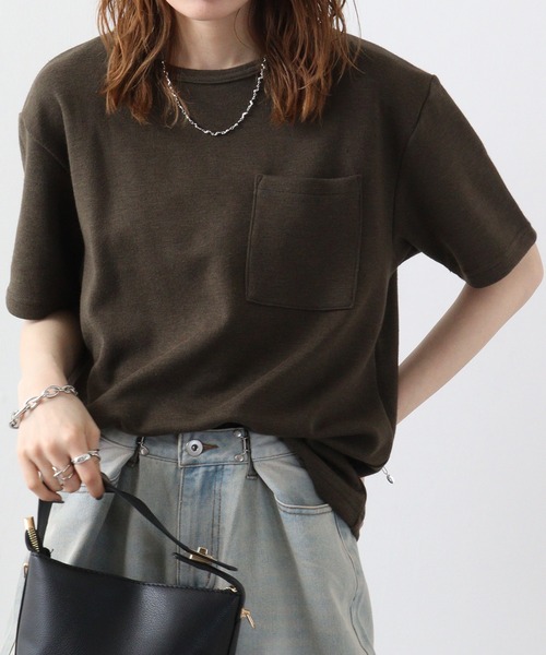 many men many mind(メニーメンメニーマインド)の「日本製 MADE IN JAPAN ベーシックポケットTEE(Tシャツ/カットソー・メンズ・ホワイト系/ホワイト系2/ホワイト系4/ベージュ系/ネイビー/ブラウン/オリーブ/ブラック/ホワイト/ホワイト系1/ベージュ系1/ネイビー系/ネイビー系1/ベージュ/ブラック系/カーキ/ブラック系1/ベージュ系2/カーキ系/ホワイト系3/ホワイト×ブラック・L/M)」の18枚目の写真