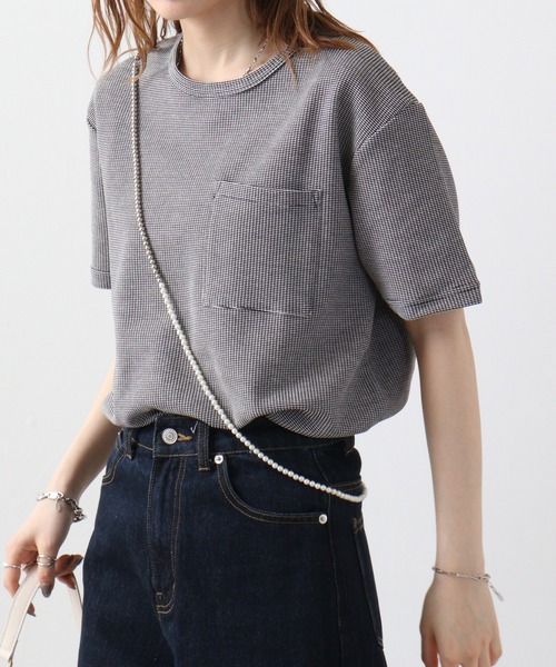 many men many mind（メニーメンメニーマインド）の「日本製 MADE IN JAPAN ベーシックポケットTEE（Tシャツ/カットソー・メンズ・ホワイト系/ホワイト系2/ホワイト系4/ベージュ系/ネイビー/ブラウン/オリーブ/ブラック/ホワイト/ホワイト系1/ベージュ系1/ネイビー系/ネイビー系1/ベージュ/ブラック系/カーキ/ブラック系1/ベージュ系2/カーキ系/ホワイト系3/ホワイト×ブラック・L/M）」の3枚目の写真