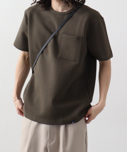 many men many mind(メニーメンメニーマインド)の「日本製 MADE IN JAPAN ベーシックポケットTEE(Tシャツ/カットソー・メンズ・ホワイト系/ホワイト系2/ホワイト系4/ベージュ系/ネイビー/ブラウン/オリーブ/ブラック/ホワイト/ホワイト系1/ベージュ系1/ネイビー系/ネイビー系1/ベージュ/ブラック系/カーキ/ブラック系1/ベージュ系2/カーキ系/ホワイト系3/ホワイト×ブラック・L/M)」の16枚目の写真
