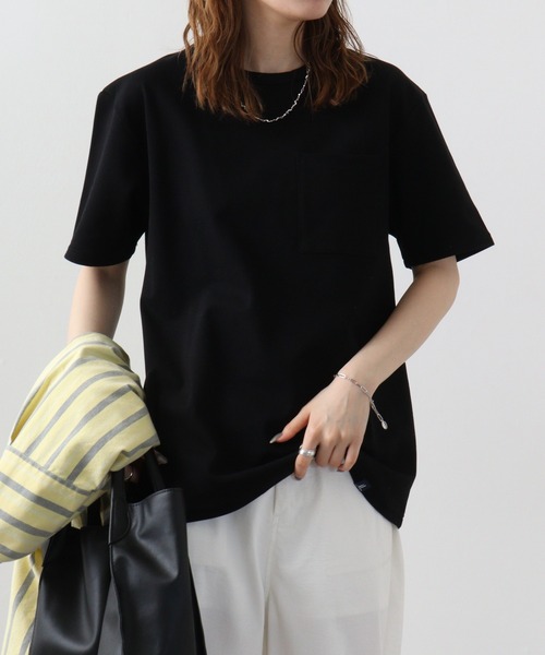 many men many mind（メニーメンメニーマインド）の「日本製 MADE IN JAPAN ベーシックポケットTEE（Tシャツ/カットソー・メンズ・ホワイト系/ホワイト系2/ホワイト系4/ベージュ系/ネイビー/ブラウン/オリーブ/ブラック/ホワイト/ホワイト系1/ベージュ系1/ネイビー系/ネイビー系1/ベージュ/ブラック系/カーキ/ブラック系1/ベージュ系2/カーキ系/ホワイト系3/ホワイト×ブラック・L/M）」の9枚目の写真