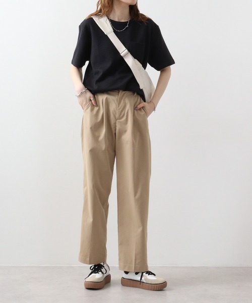 many men many mind(メニーメンメニーマインド)の「日本製 MADE IN JAPAN ベーシックポケットTEE(Tシャツ/カットソー・メンズ・ホワイト系/ホワイト系2/ホワイト系4/ベージュ系/ネイビー/ブラウン/オリーブ/ブラック/ホワイト/ホワイト系1/ベージュ系1/ネイビー系/ネイビー系1/ベージュ/ブラック系/カーキ/ブラック系1/ベージュ系2/カーキ系/ホワイト系3/ホワイト×ブラック・L/M)」の22枚目の写真