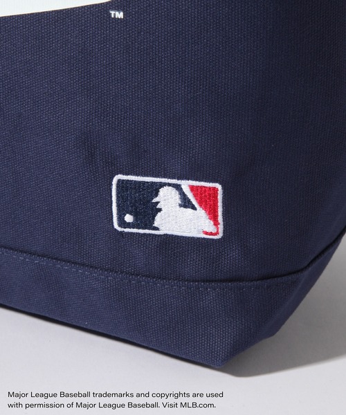 MLB(メジャーリーグベースボール)の「【MLB/メジャーリーグベースボール】キャンバストートバッグ(トートバッグ・メンズ・ネイビー/オフホワイト/ブラック・FREE)」の17枚目の写真