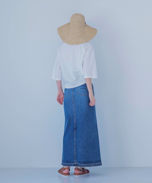 MAISON N.H PARIS (メゾン エヌ アッシュ パリ) リボンハット MAISON N.H PARIS [メゾンエヌアッシュパリ] - Noa raffia hat