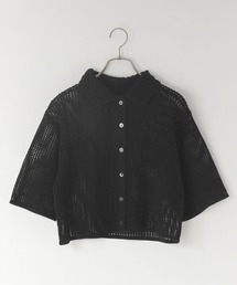 LOWRYS FARM | メッシュポロ５Ｓ 114434(ニット/セーター)