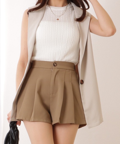 epa ハイウエストショートパンツ epa デニムハイウエストショートパンツ M - メルカリ