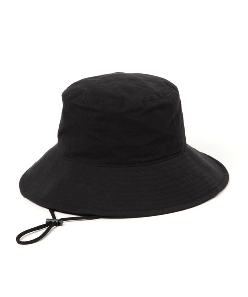 GLOBAL WORK(グローバルワーク)の「UVカットワイドツバハット/109252(ハット・レディース・ブラック/アイボリー・ONE SIZE)」の1枚目の写真