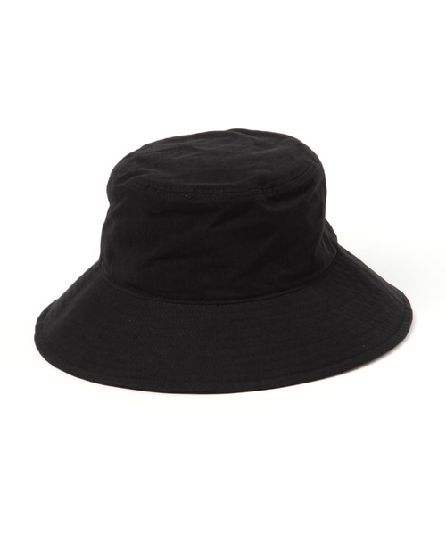 GLOBAL WORK(グローバルワーク)の「UVカットワイドツバハット/109252(ハット・レディース・ブラック/アイボリー・ONE SIZE)」の5枚目の写真